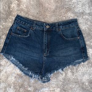 TOPSHOP Denim Shorts